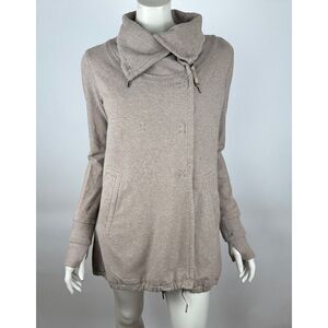 Lululemon Gratitude Wrap Cardigan Women 6? Lined Pockets Cowl Neck‎ Long Sleeve